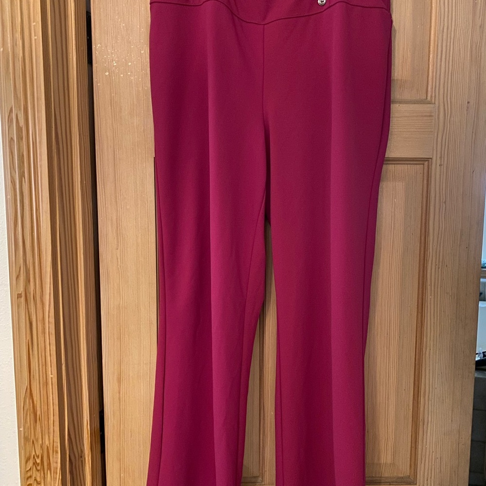 Soho Vibrant Pink Flare Pants